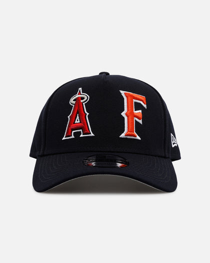 New Era Los Angeles Angels 'MLB & NCAA Dual Logo' 9FORTY A-Frame Snapback Navy