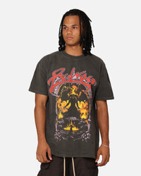 73Studio X Lord Of The Rings Balrog Heavyweight T-Shirt Black Wash