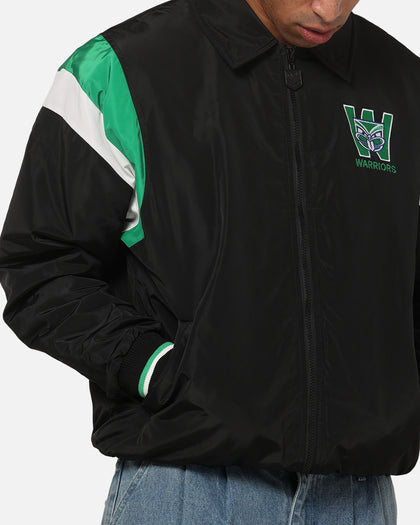 Bleacher Athletic New Zealand Warriors NRL Legacy Baseball Jacket Black