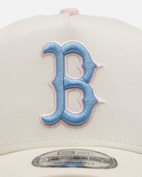 New Era Boston Red Sox 'Pastel' 9FORTY A-Frame Snapback Chrome White