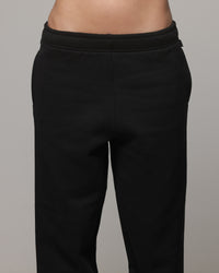 American Thrift Women's Cuffed Trackpants Black