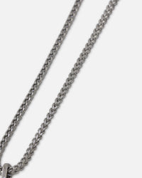 Guess Mainline 26" 4G Rebel Charm Necklace Silver