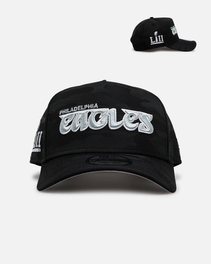 New Era Philadelphia Eagles 'Icy Camo' 9FORTY A-Frame Snapback Black/Camo
