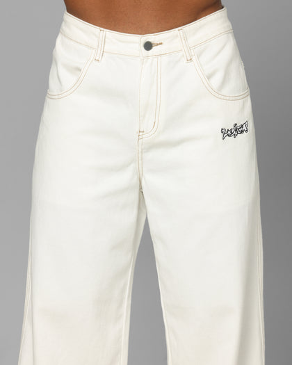 Loiter Star Born Jeans Off White