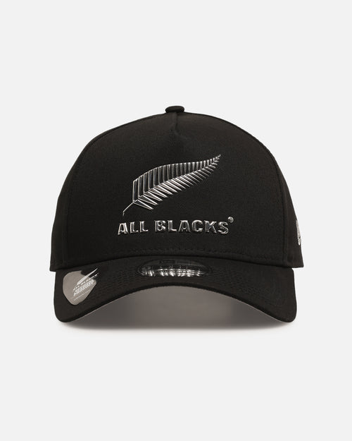 New Era New Zealand All Blacks 'Silver Badge' 9FORTY A-Frame Snapback Black