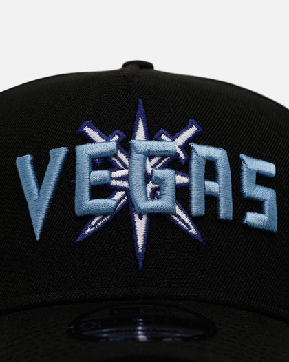 New Era Vegas Golden Knights 'Black And Sky Blue' 9FORTY A-Frame Snapback Black/Sky Blue