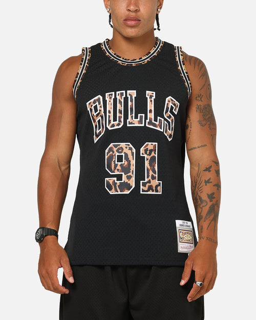 Mitchell & Ness Chicago Bulls Dennis Rodman 'Leopard' Swing Jersey Black/Leopard