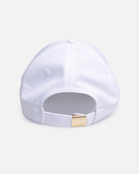 Nike Dri-FIT Club Unstructured Metal Swoosh Strapback Cap White