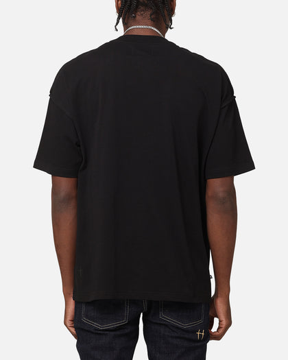 Saint Morta Outlaw Xweave Boxy T-Shirt Black