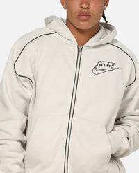 Nike Air Full-Zip Fleece Hoodie Light Bone/Black