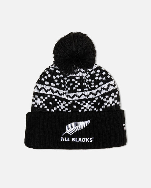 New Era New Zealand All Blacks Knitted Beanie Black