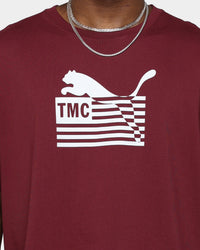 Puma X TMC Every Day Hussle T-Shirt Burgundy