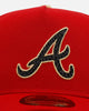 New Era Atlanta Braves 'Year Of The Snake' 9FORTY A-Frame Snapback Red/Gold