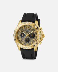Guess Mainline Majestic Crystal Watch Gold/Green