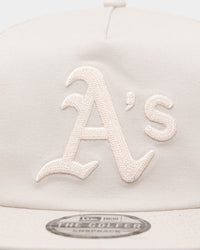 New Era Oakland Athletics 'Chain Stitch' Old Golfer Snapback Stone