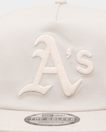 New Era Oakland Athletics 'Chain Stitch' Old Golfer Snapback Stone