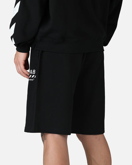 Off White Diag Sweat Shorts Black