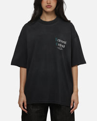 Represent Private Members T-Shirt Stained Black