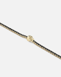 Philipp Plein Plein Tennis Royal Black Crystal Bracelet Gold