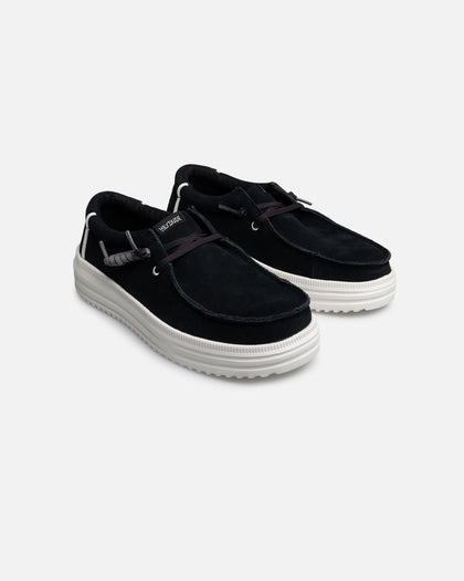Hey Dude Rev Suede Argan Oil Black
