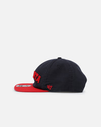 47 Brand Atlanta Braves 'The City Block Collection' Club Legacy '47 Captain Snapback Navy