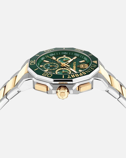 Phillip Plien Sport Titan Bracelet Watch Green/Gold