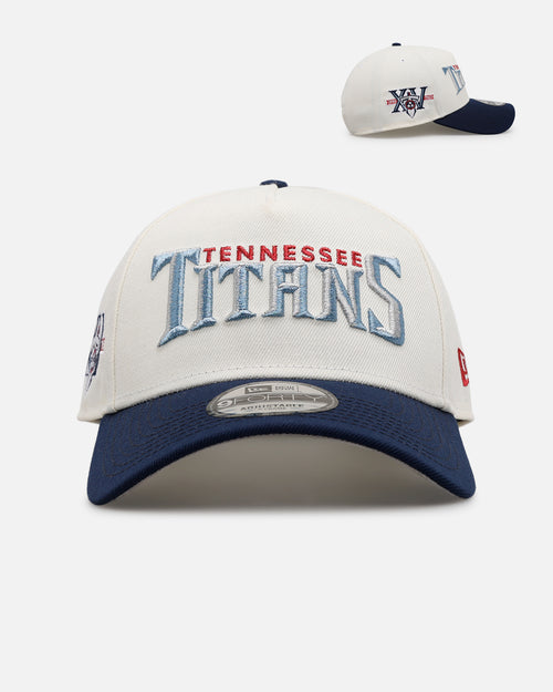 New Era Tennessee Titans 'Chrome Metallic Wordmark' 9FORTY A-Frame Snapback Chrome