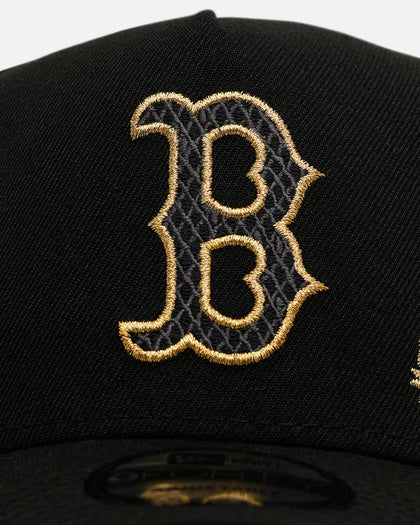 New Era Boston Red Sox 'Year Of The Snake' 9FORTY A-Frame Snapback Black/Gold