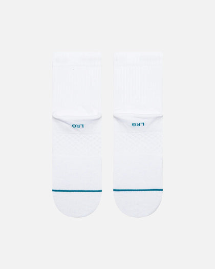 Stance NBA Logoman Quarter Socks White/Red