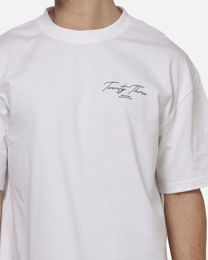 XXIII Script T-Shirt White/Black