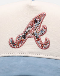 Pro Standard Atlanta Braves 'Tapestry' Pinch Front Strapback Natural
