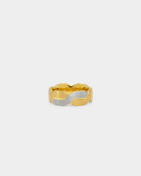 NXS Twisted Tungsten Ring Gold/Tungsten
