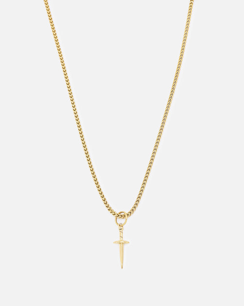Saint Morta Dagger Franco Necklace Gold