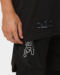 The Anti Order Military Oversized Polo Shirt Black/White