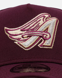 New Era Los Angeles Angels 'Plum' 9FORTY A-Frame Snapback Plum