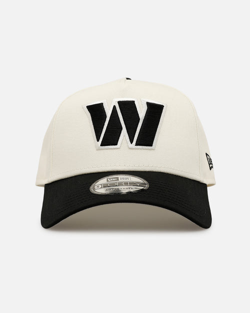 New Era Washington Commanders 'Easy Chrome Black' 9FORTY A-Frame Snapback Chrome/Black