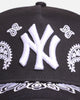 New Era New York Yankees 'Paisley' 9FORTY A-Frame Snapback Black