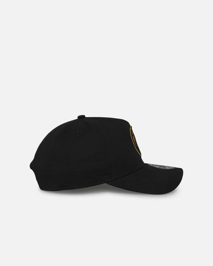 New Era Minnesota Timberwolves 'NBA Black & Gold Embroidery' 9FORTY A-Frame Snapback Black/Gold