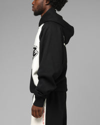 Loiter Jet Stream Zip Hoodie Black/White