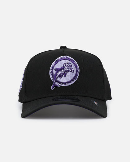 New Era Miami Dolphins 'Purple Haze' 9FORTY A-Frame Snapback Black/Purple