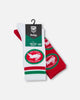 Foot-ies South Sydney Rabbitohs Crew Socks 2 Pack White/Blue
