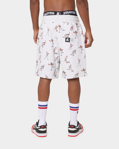 Starter Sports Stars Track Shorts Pepper Grey