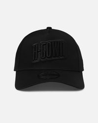 New Era Houston Rockets 'NBA Black On Black' 9FORTY A-Frame Snapback Black