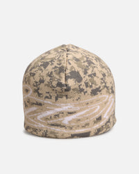 Loiter Skull Knit Beanie Digi Camo