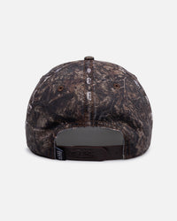 Von Dutch Distressed Dad Strapback Brown Camo