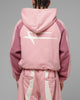 Loiter Hybrid Tek Zip Hoodie Pink