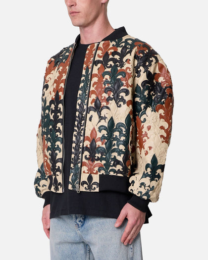 MNML Fleur De Lis Bomber Jacket Multi