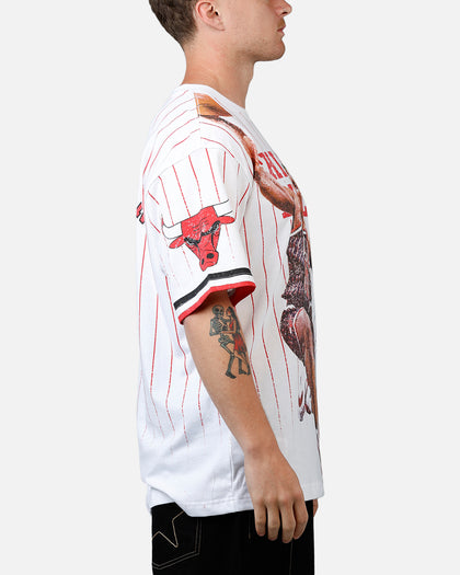 Mitchell & Ness Chicago Bulls Dennis Rodman Playmaker T-Shirt White