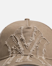 New Era New York Yankees 'Applique Distressed' 9FORTY A-Frame Snapback Beige/Khaki