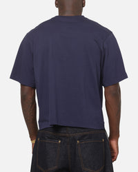 Majestic Athletic New York Yankees American League Crop T-Shirt Indigo